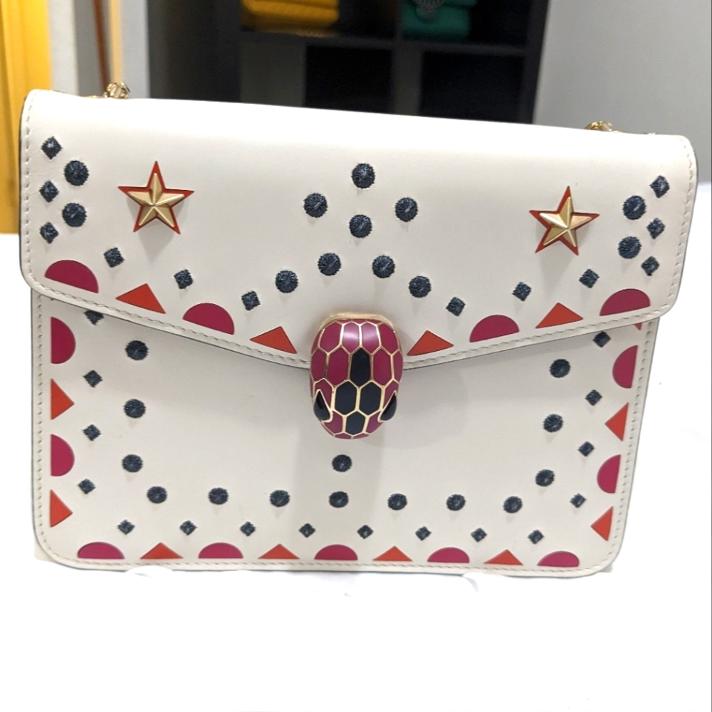 Bvlgari Serpenti Forever Bag with laser cut details
